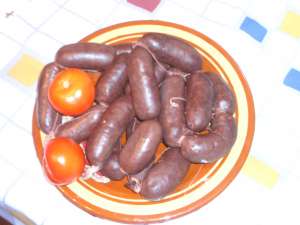 Botifarrons negres d´arròs